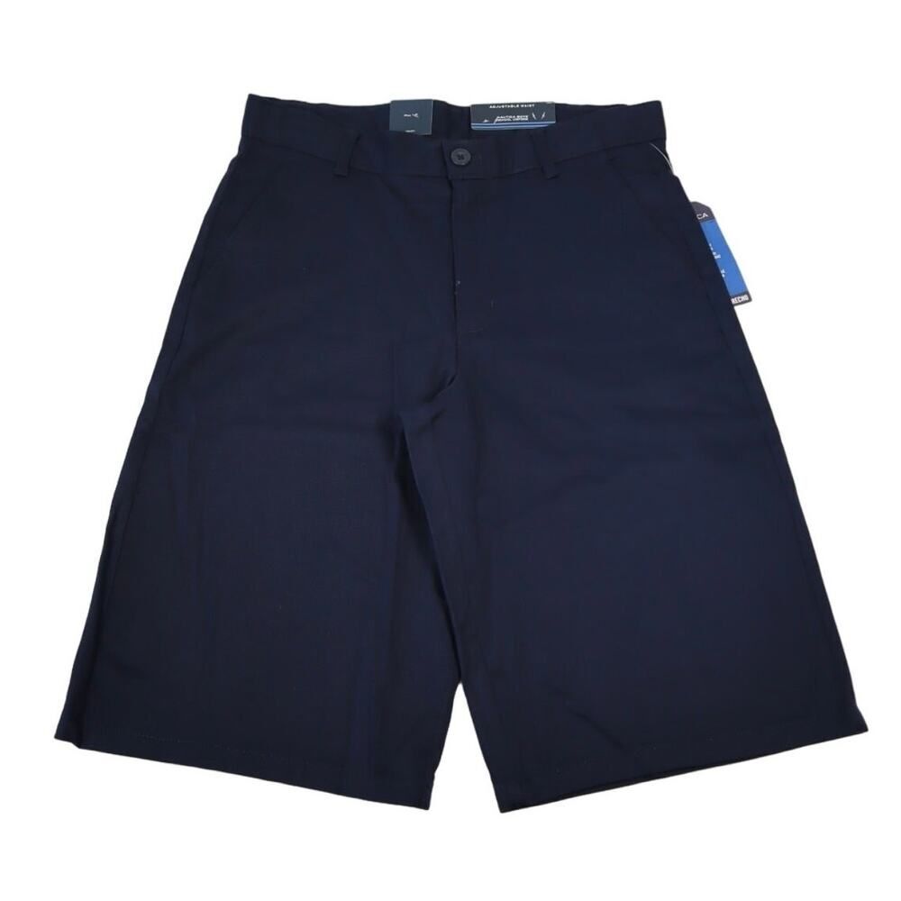 Nautica Performance Boys Navy School Uniform Shorts Size 18